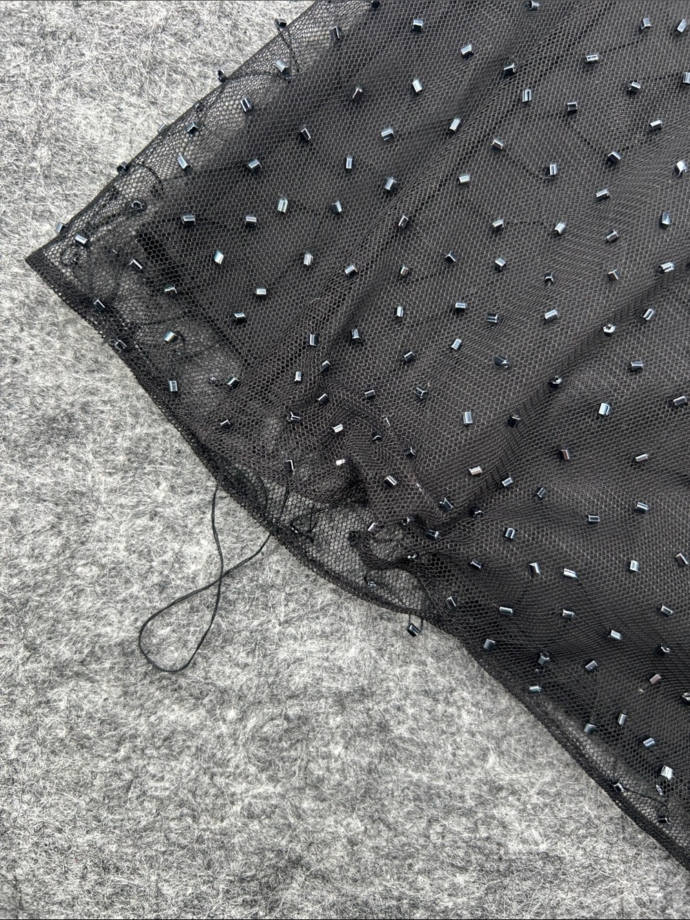 Ann Taylor Black Embellished Wide-Leg Kids Bottoms Sequined Pants Sz 8P - Picture 7 of 13